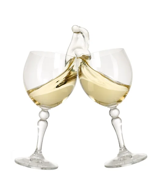 Bel bicchiere con champagne — Foto Stock