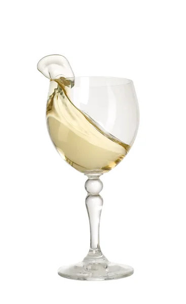 Şampanya ile güzel cam — Stok fotoğraf