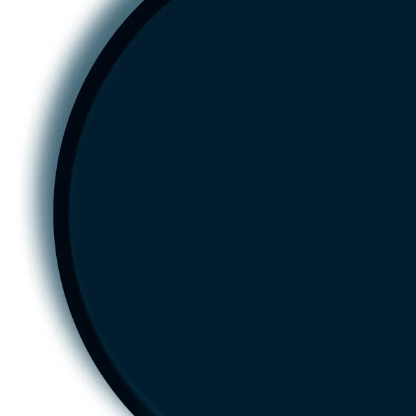 Blaue Form auf weißem Hintergrund — Stockfoto