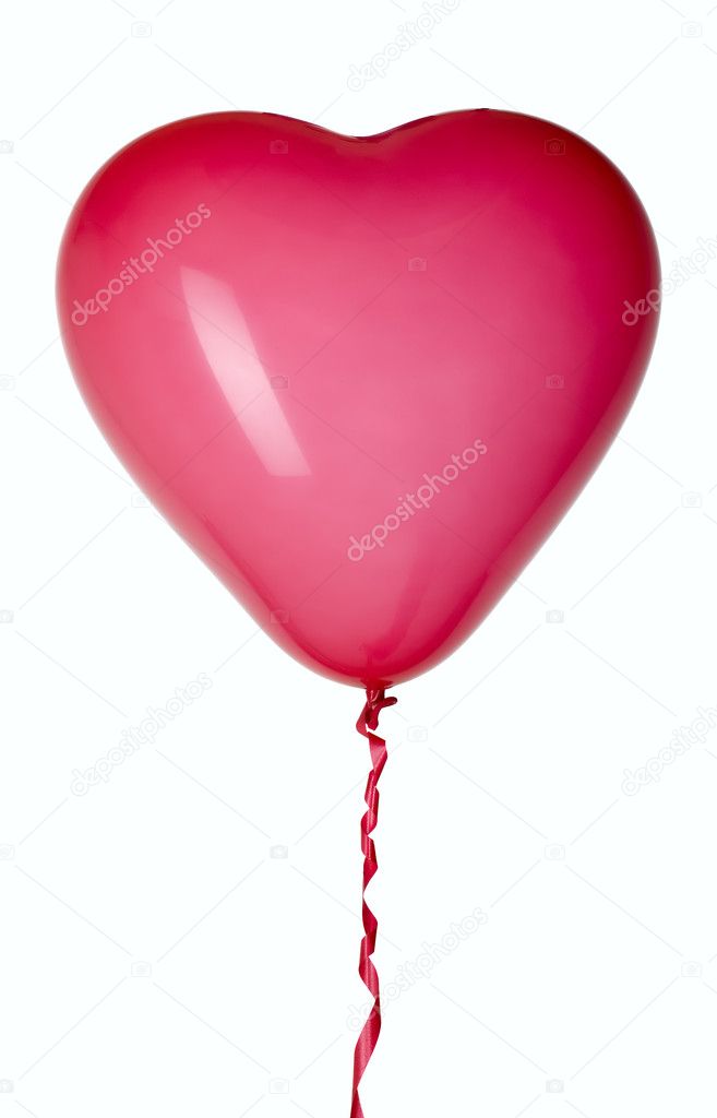 Balloon with red string