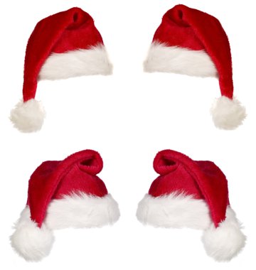 Red christmas cap clipart