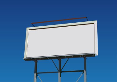 Blank billboard clipart