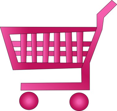 Alışveriş arabası.