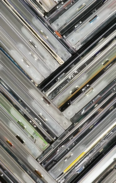 Caixas de disco compactas — Fotografia de Stock