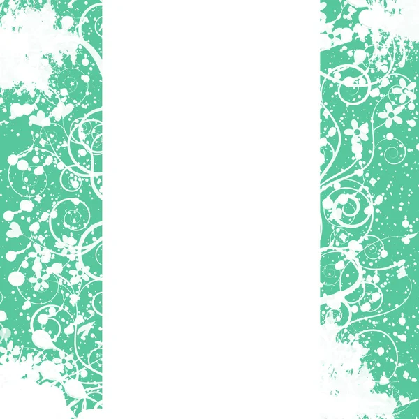 Rahmen aus Blumenschmuck — Stockfoto