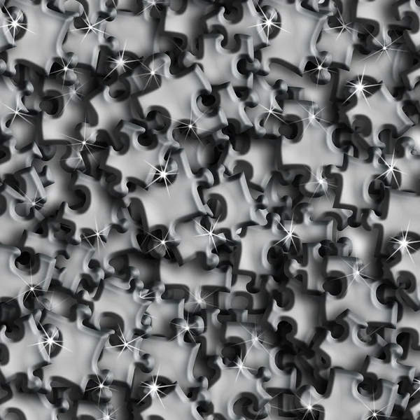Abstracte vorm van puzzel — Stockfoto