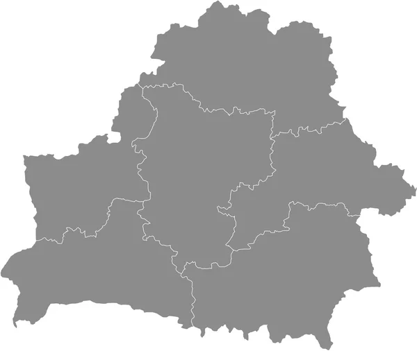 Mapa Białorusi — Zdjęcie stockowe