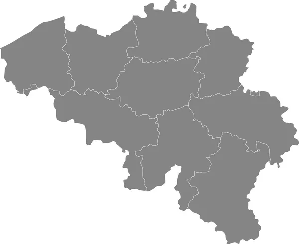 Kaart van België — Stockfoto