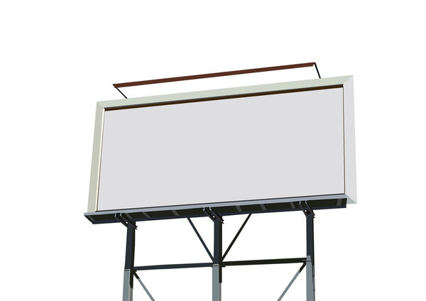Blank billboard