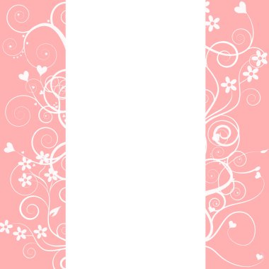 Frame from flower ornaments clipart