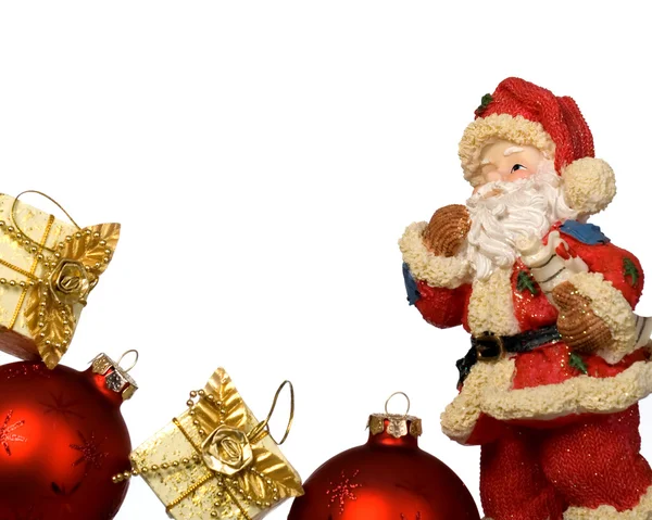 Santa with toys — Stock Photo, Image