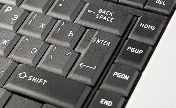 Чорний клавіатури — стокове фото