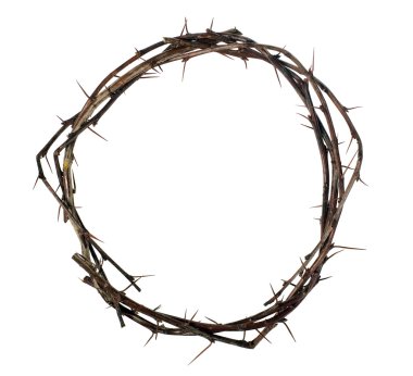 Crown of wood with thorns clipart
