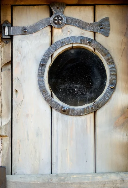 나무로 되는 문 — 스톡 사진
