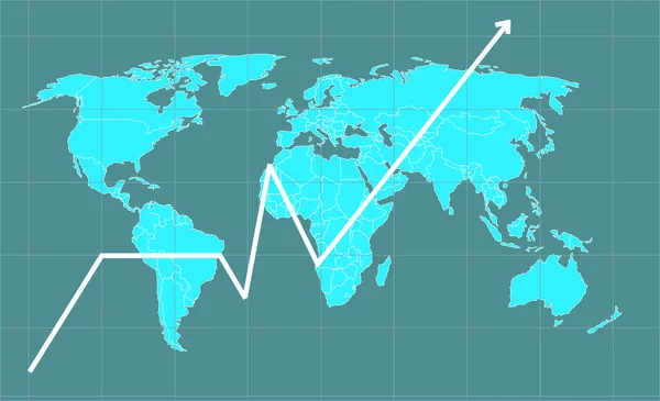 Global map — Stock Photo, Image