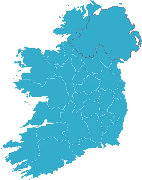 Stock image Map of Ireland