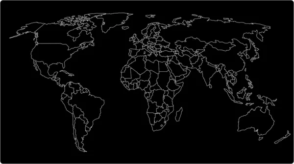 Παγκόσμιος χάρτης — Φωτογραφία Αρχείου