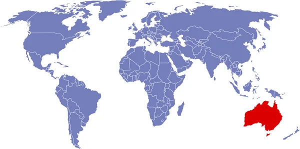 Глобальная карта — стоковое фото
