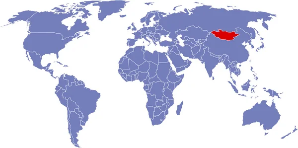 Globale Karte — Stockfoto