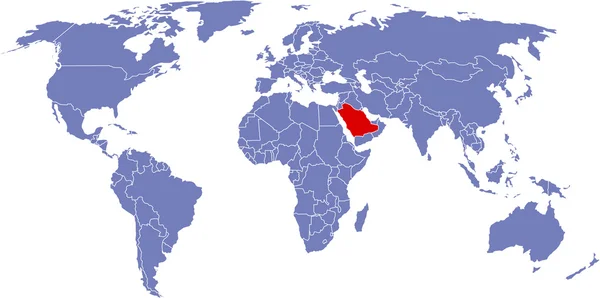 Globální mapa — Stock fotografie