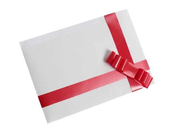 Envelope branco para o Natal — Fotografia de Stock