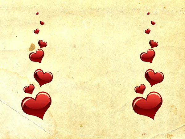 Kalp şekilleri, sevgi kavramı — Stok fotoğraf