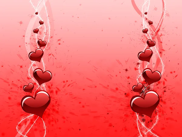心臓の形、愛の概念 — ストック写真