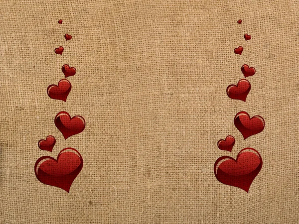 Formas de coração, conceito de amor — Fotografia de Stock