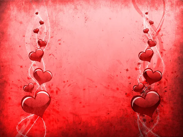 心臓の形、愛の概念 — ストック写真