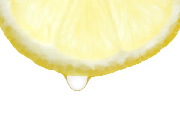 Limão com gota de água — Fotografia de Stock