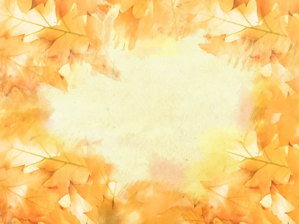 Blätter auf Grunge-Hintergrund — Stockfoto
