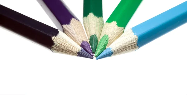 Lápices de colores, concepto de educación — Foto de Stock