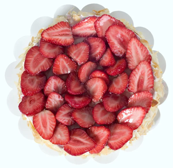 Νόστιμο τούρτα με φράουλες — Φωτογραφία Αρχείου