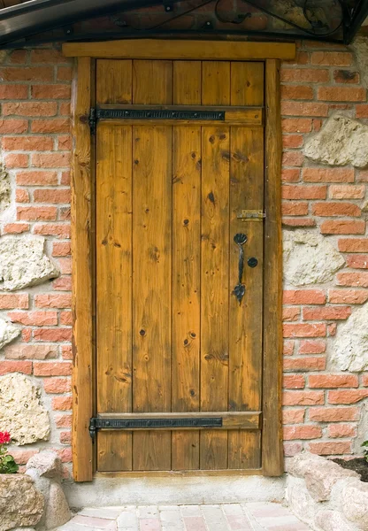 Πόρτα και τοίχο — Φωτογραφία Αρχείου