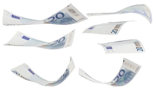 Dvacet euro bankovky — Stockfoto