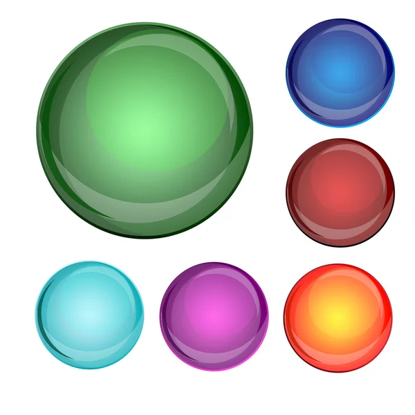 Verschillende kleurrijke bubbels — Stockfoto