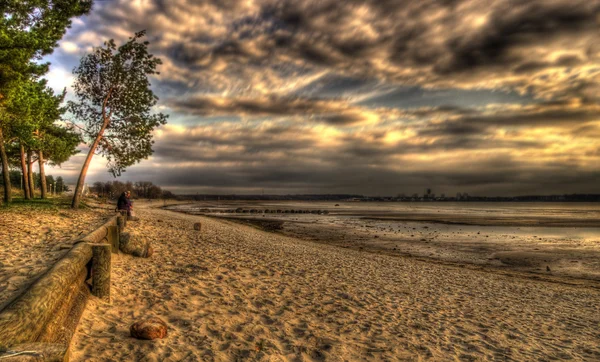 Tallinn beach HDR — Stok fotoğraf
