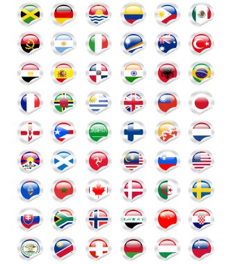 Sticky flag clipart