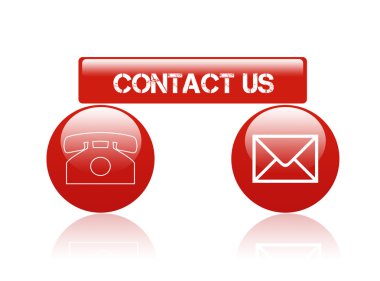 Contact signs clipart