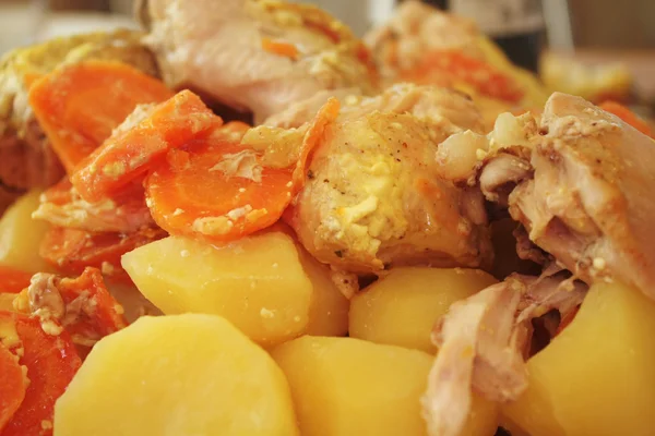 stock image Stewed vegetables with meat