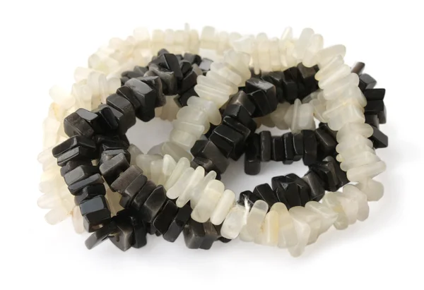 Beads made of onyx with — Stock Photo, Image