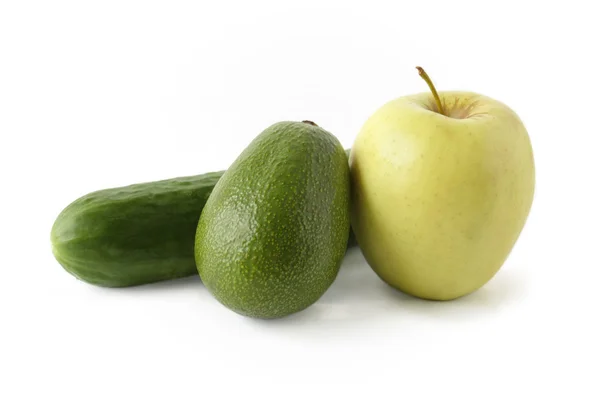 Äpple avokado och gurka — Stockfoto