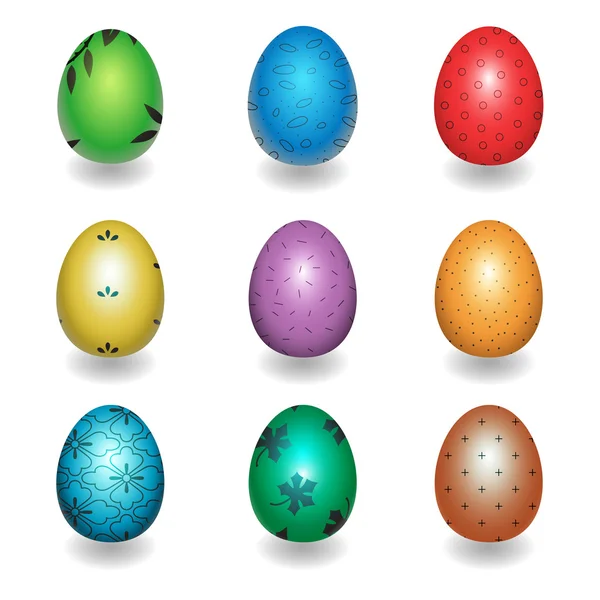 Diseño de huevos de Pascua — Vector de stock
