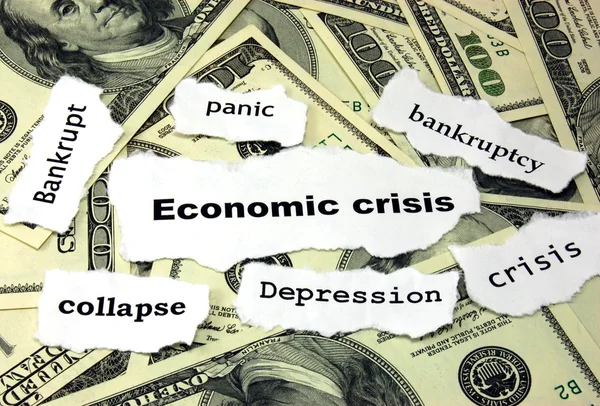 Economic crisis — Stock Photo, Image
