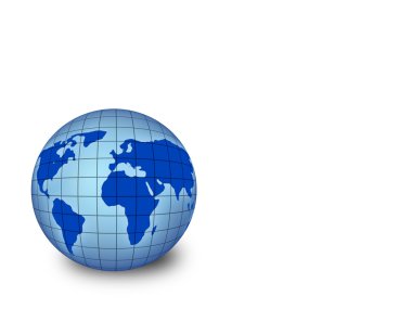 The Blue Globe clipart