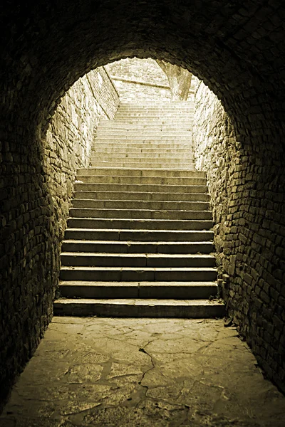 stock image Old Brick Tunnel