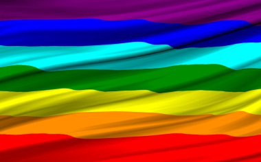 Rainbow flag clipart