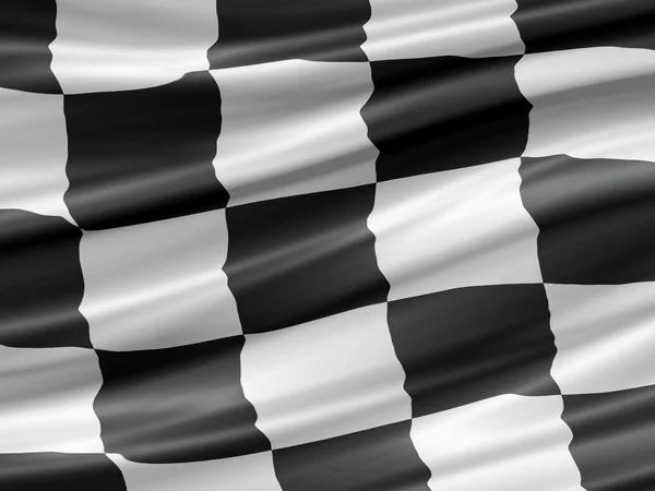 Závodní vlajka — Stock fotografie