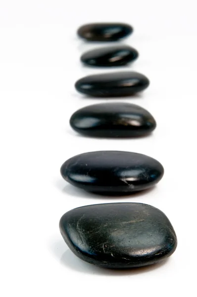 stock image Black stepping stones