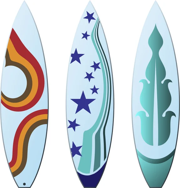 Surfboard Designs — Stock Vector © ajayshrivastava #2876571